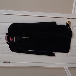 EuC lilly pulitzer onyx velour dress large